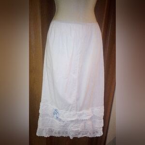 Vintage Stardust Cotton Half Slip Size M 34/36